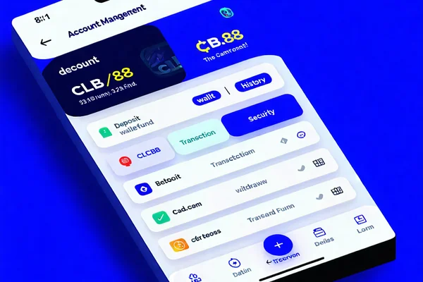 Quản lý tài khoản và giao dịch an toàn trên ứng dụng clb88