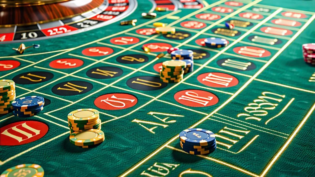 Bàn cược Roulette với các loại cược