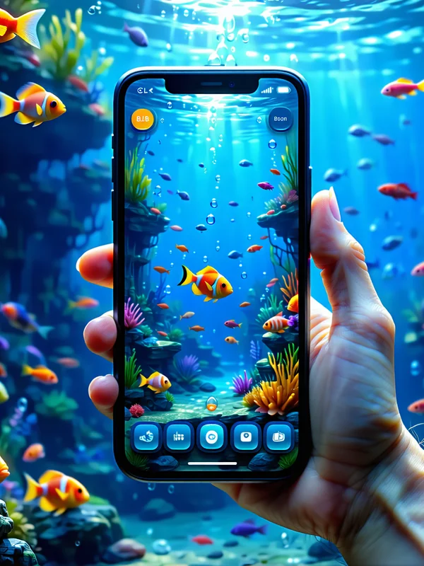 Hình ảnh mô phỏng ứng dụng di động clb88 với giao diện game bắn cá, thể hiện sự tiện lợi khi chơi trên điện thoại