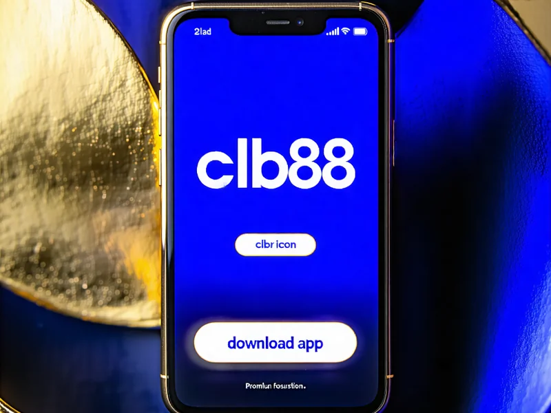 Hình ảnh điện thoại hiển thị nút tải ứng dụng clb88