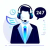 Biểu tượng hỗ trợ khách hàng clb88 24/7