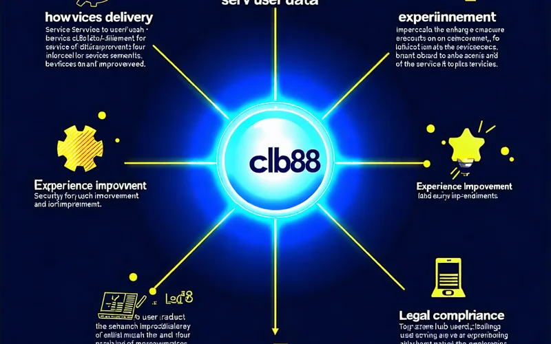 Biểu đồ minh họa các cách clb88, 88clb.com sử dụng dữ liệu để cải thiện dịch vụ