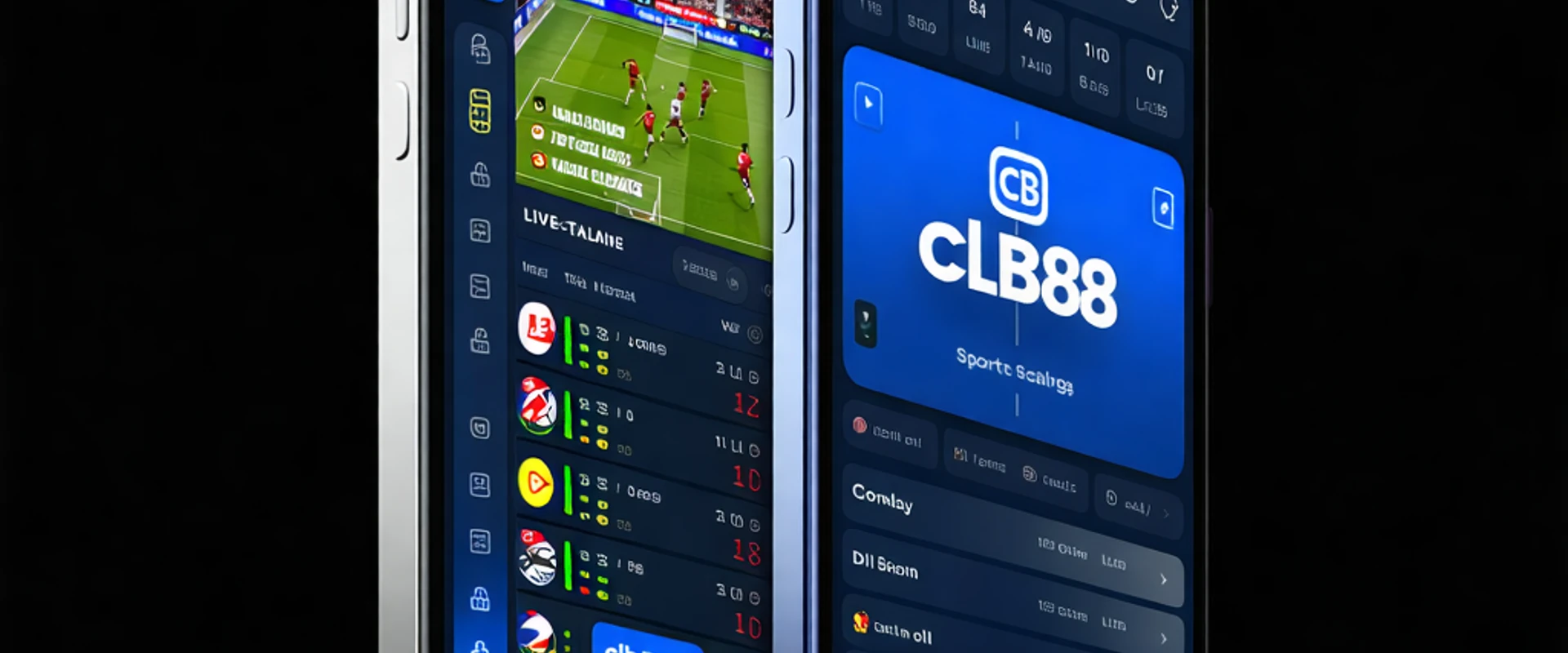 Giao diện ứng dụng CLB88 trên iPhone, sẵn sàng cho trải nghiệm cá cược trực tuyến