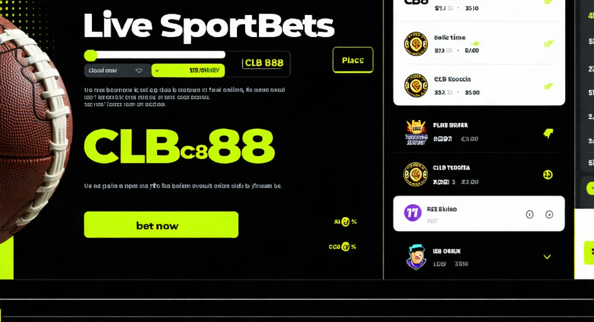 Giao diện đặt cược trực tiếp của clb88, hiển thị tỷ lệ cược và thông tin trận đấu