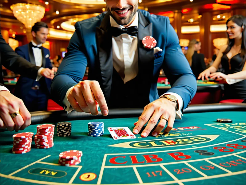 Hình ảnh người chia bài trực tiếp tại bàn Baccarat của clb88, không khí sòng bạc chân thực