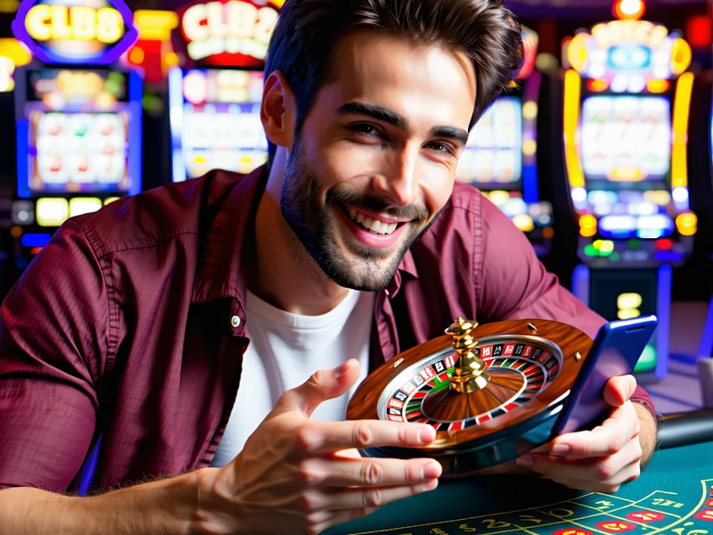 Người dùng đang trải nghiệm cờ bạc trực tuyến trên điện thoại di động với ứng dụng clb88