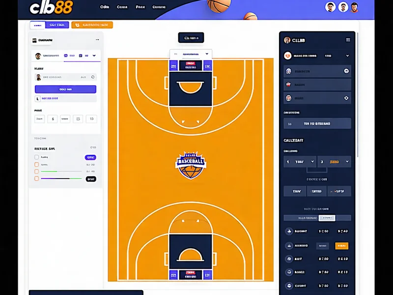 Giao diện cá cược bóng rổ trên nền tảng clb88