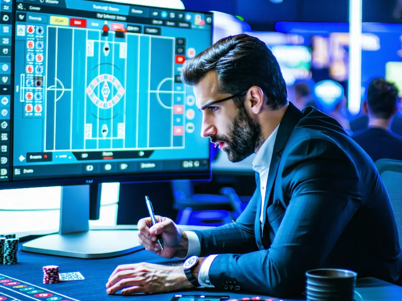 Hình ảnh người chơi đang xem chiến lược cá cược trên clb88