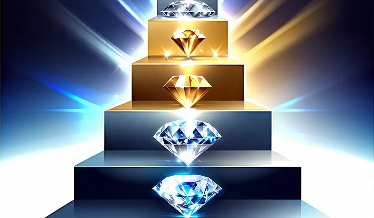 Biểu đồ hoặc hình ảnh minh họa các cấp độ VIP khác nhau tại clb88 với các lợi ích tương ứng